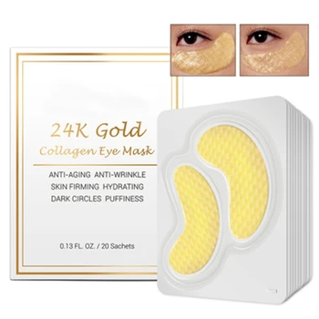 20 pair24K Gold Collagen Eye Mask Wrinkle Skin Firming Anti Aging Dark Circle Puffiness
20 pair24K Gold Collagen Eye Mask Wrinkle Skin Firming Anti Aging Dark Circle Puffiness