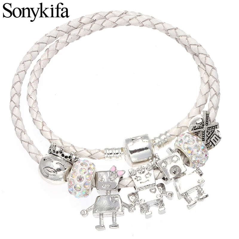Sonykifa Summer Style Leather Charms Bracelet for Starfish Pendant Fit Original Pandoro Bracelets For Women Pulseira Jewelry
Sonykifa Summer Style Leather Charms Bracelet for Starfish Pendant Fit Original Pandoro Bracelets For Women Pulseira Jewelry