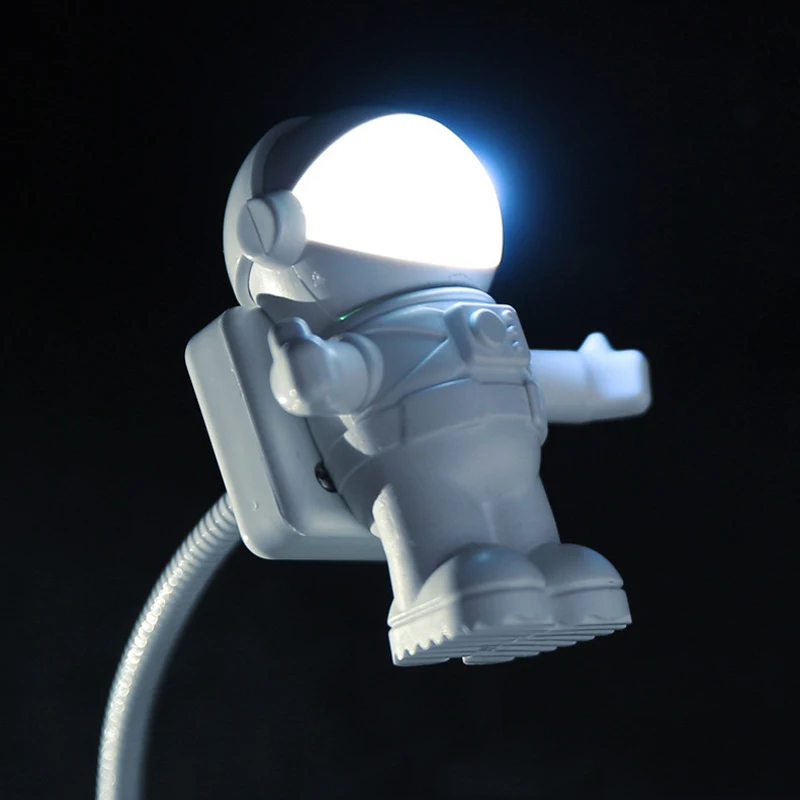 Portable USB Astronaut LED Night Light Desk Book Reading Lamp Camping Emergency LED Bulb With Switch ON/OFF Luminous Light
Portable USB Astronaut LED Night Light Desk Book Reading Lamp Camping Emergency LED Bulb With Switch ON/OFF Luminous Light