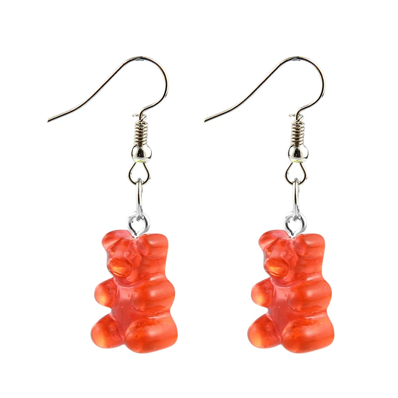 Trendy Cute Transparent Resin Bear Dangling Earrings For Woman Girls Long Drop Ears Jewelry Gift
Trendy Cute Transparent Resin Bear Dangling Earrings For Woman Girls Long Drop Ears Jewelry Gift