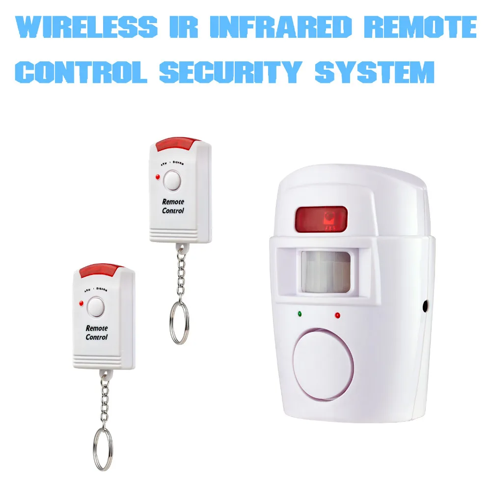 Home Alarm Security System Wireless PIR Infrared Motion Sensor Detector With 2pcs Remote Controllers Door Window Anti-Theft
Home Alarm Security System Wireless PIR Infrared Motion Sensor Detector With 2pcs Remote Controllers Door Window Anti-Theft