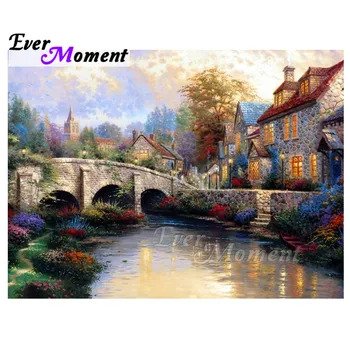 Ever Moment Diamond Painting House Bridge River Picture Of Rhinestone Mosaic Full Square Drill Diamond Embroidery Decor 3F759
Ever Moment Diamond Painting House Bridge River Picture Of Rhinestone Mosaic Full Square Drill Diamond Embroidery Decor 3F759