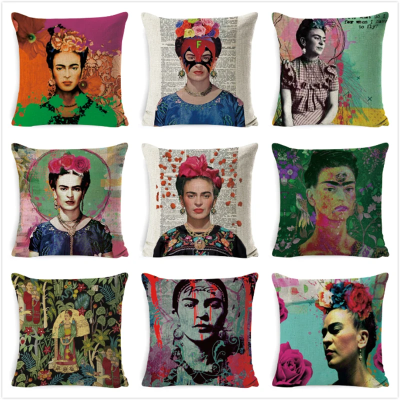 Vintage Portrait Cushion Cover 45x45cm Bird Colorful Flower Home Sofa Gift Decor Linen Throw Pillow Cases housse de coussin
Vintage Portrait Cushion Cover 45x45cm Bird Colorful Flower Home Sofa Gift Decor Linen Throw Pillow Cases housse de coussin