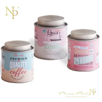 Nicro 3pcs Coffee Bean Storage Containers Double Lids Airtight Iron Loose Leaf Tea Canister Home Decoration DIY Party Gift #GB12
Nicro 3pcs Coffee Bean Storage Containers Double Lids Airtight Iron Loose Leaf Tea Canister Home Decoration DIY Party Gift #GB12