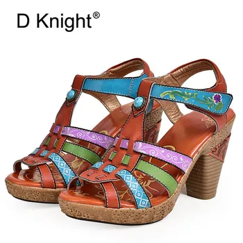 Genuine Leather High Heel Sandals Women's Shoes Summer Adult Ankle Strap Female Footwear Charm Fashion Ladies Sandles Woman Shoe
Genuine Leather High Heel Sandals Women's Shoes Summer Adult Ankle Strap Female Footwear Charm Fashion Ladies Sandles Woman Shoe