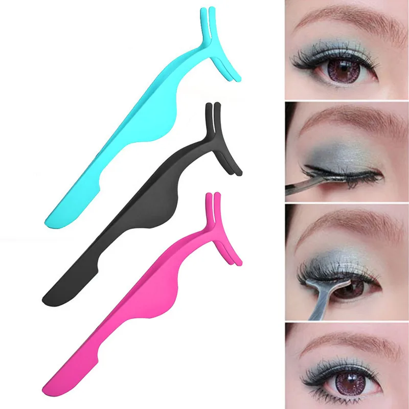 Beauty Tools 3 colors Multifunctional False Eyelashes Stainless Auxiliary Eyelash Curler Tweezers Clip Makeup Cosmetic Tool
Beauty Tools 3 colors Multifunctional False Eyelashes Stainless Auxiliary Eyelash Curler Tweezers Clip Makeup Cosmetic Tool