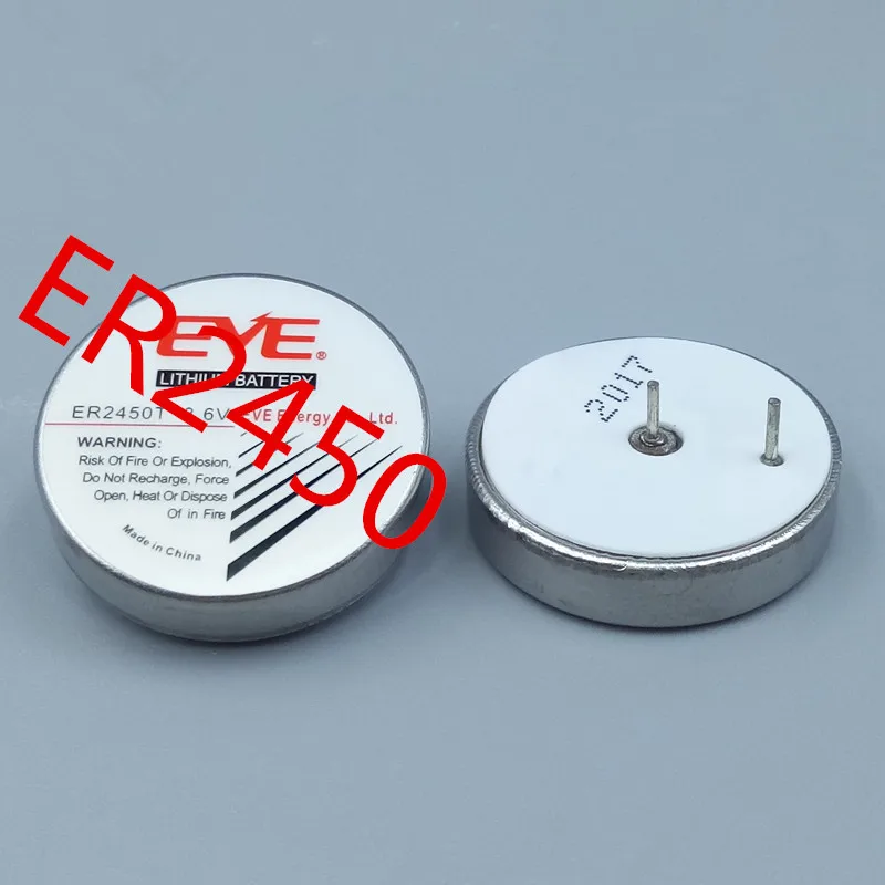 New original ER2450T car tire pressure high temperature buckle type 3.6V lithium battery
New original ER2450T car tire pressure high temperature buckle type 3.6V lithium battery