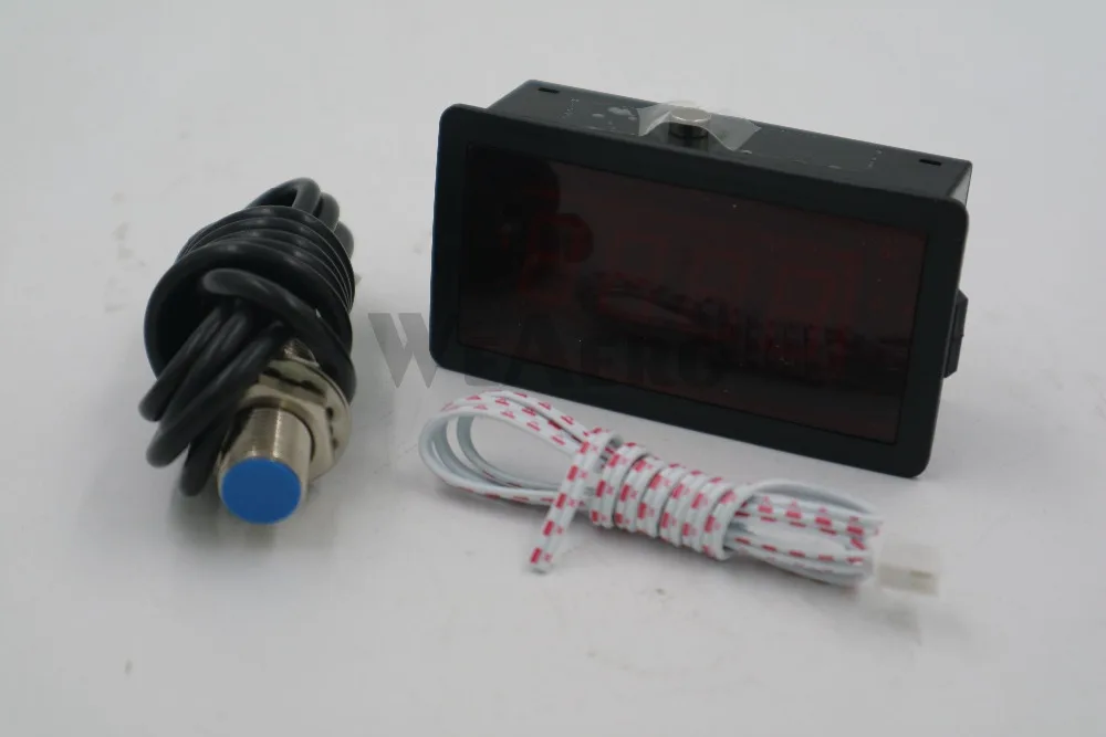 High Precision 4 LED Digital Frequency Tachometer Motor Speed Meter RPM Measurement Tester 3.8-9999R/M DC 8-24V with Sensor
High Precision 4 LED Digital Frequency Tachometer Motor Speed Meter RPM Measurement Tester 3.8-9999R/M DC 8-24V with Sensor