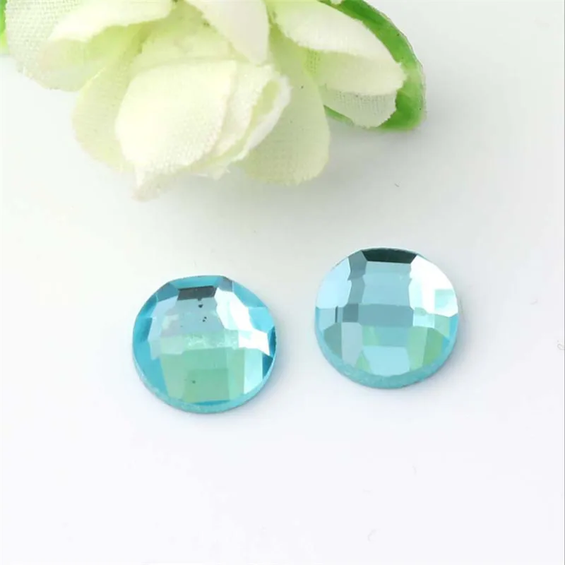 Clothing Decoration Aquamarine Factory Direct Sales Round Flat Back Glass Crystals Peach Rhinestones For DIY Jewelry 100pcs
Clothing Decoration Aquamarine Factory Direct Sales Round Flat Back Glass Crystals Peach Rhinestones For DIY Jewelry 100pcs