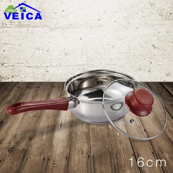 16cm High Quality Stainless Steel Polishing Red Wine Handle Cookware Milk Soup Stock Pots
16cm High Quality Stainless Steel Polishing Red Wine Handle Cookware Milk Soup Stock Pots