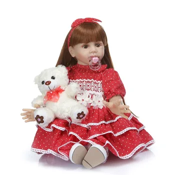60cm Reborn Silicone Girl lol toys Reborn Dolls Toys for Girls silicone vinyl newborn baby princess doll play house brinquedos
60cm Reborn Silicone Girl lol toys Reborn Dolls Toys for Girls silicone vinyl newborn baby princess doll play house brinquedos