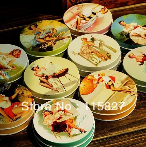 Free Shipping! 10pcs/lot Vintage Style Classic Lady Round Tin Box Metal Storage Box Retro Jewelry Case Candy Box pill case
Free Shipping! 10pcs/lot Vintage Style Classic Lady Round Tin Box Metal Storage Box Retro Jewelry Case Candy Box pill case