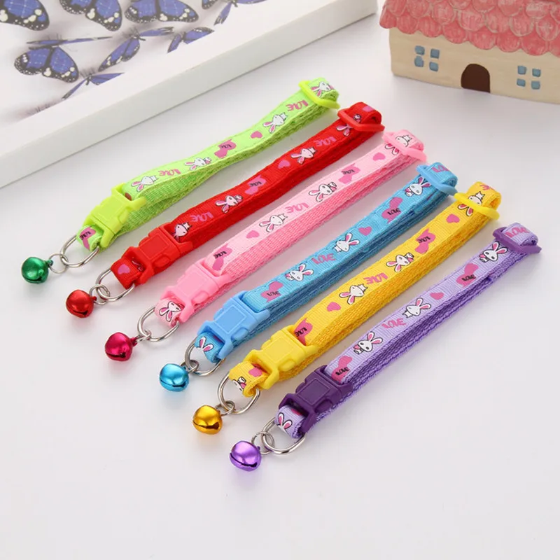 Cute Rabbit Love Bell Nylon Adjustable Collar For Dog Pet Cat Accessories Charm Necklace Dog Collar For Small Medium Dogs Pet
Cute Rabbit Love Bell Nylon Adjustable Collar For Dog Pet Cat Accessories Charm Necklace Dog Collar For Small Medium Dogs Pet