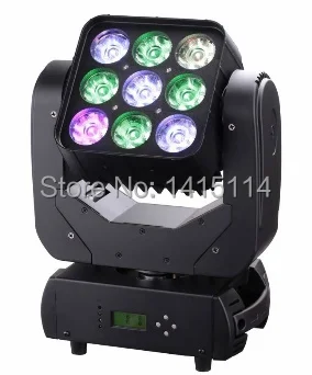 2Xlot pro disco light 9pcs*12w 4 in 1 RGBW led moving head beam matrix light for bar 3x3 led wash stage lighting dj equipment
2Xlot pro disco light 9pcs*12w 4 in 1 RGBW led moving head beam matrix light for bar 3x3 led wash stage lighting dj equipment