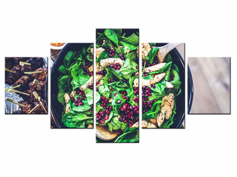 5 шт. Заводская оптовая продажа вкусная еда художественный Принт плакат