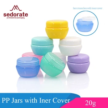 Sedorate 50 Pcs/Lot 20g Cute Round Jars For Facial Cream PP Plastic Container For Cosmetic Container With Inner Covers JX121-2
Sedorate 50 Pcs/Lot 20g Cute Round Jars For Facial Cream PP Plastic Container For Cosmetic Container With Inner Covers JX121-2
