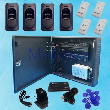 Inbio460 Four Door fingeprint access control SystemKit+12V5A battery function power supply+ FR1200 Reader +Plastic Exit Button
Inbio460 Four Door fingeprint access control SystemKit+12V5A battery function power supply+ FR1200 Reader +Plastic Exit Button