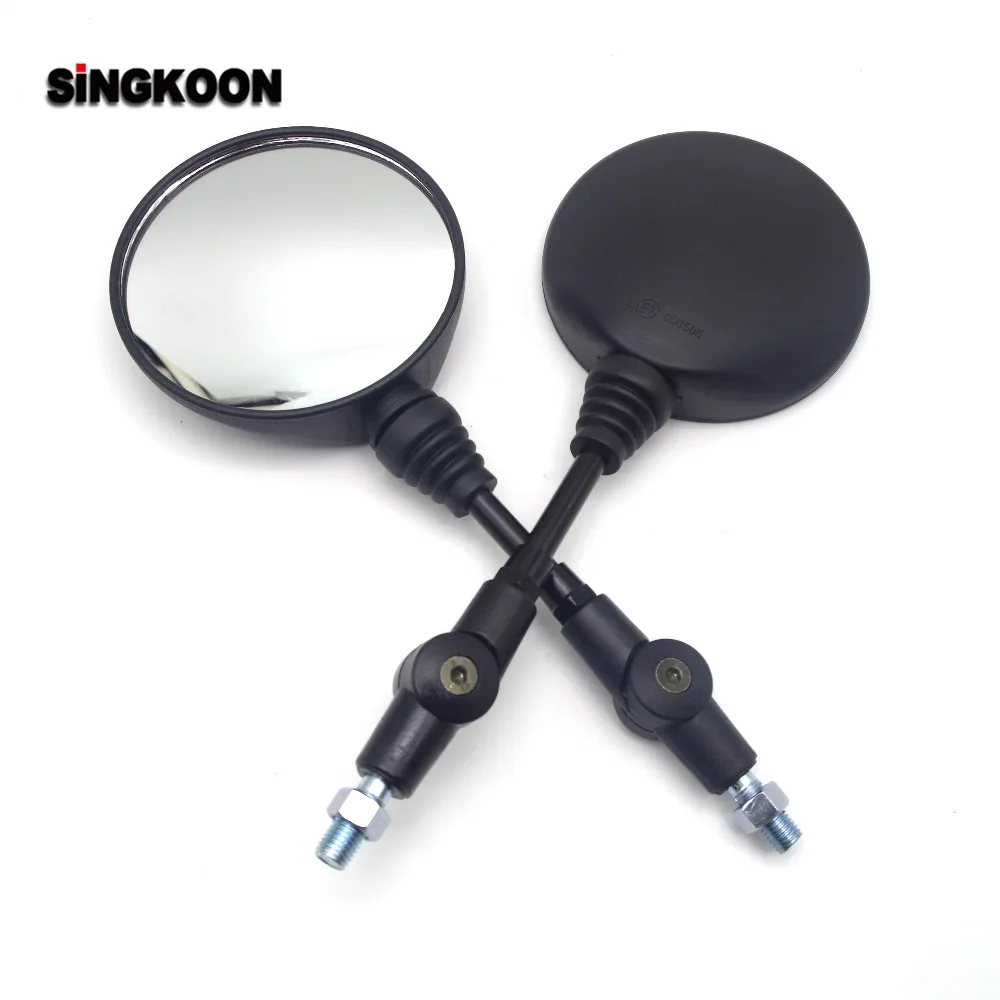 Universal 10mm Motorcycle Rearview Mirrors Round Scooter Side Mirrors Accessories FOR suzuki drz 400 shadow 600 royal enfield
Universal 10mm Motorcycle Rearview Mirrors Round Scooter Side Mirrors Accessories FOR suzuki drz 400 shadow 600 royal enfield