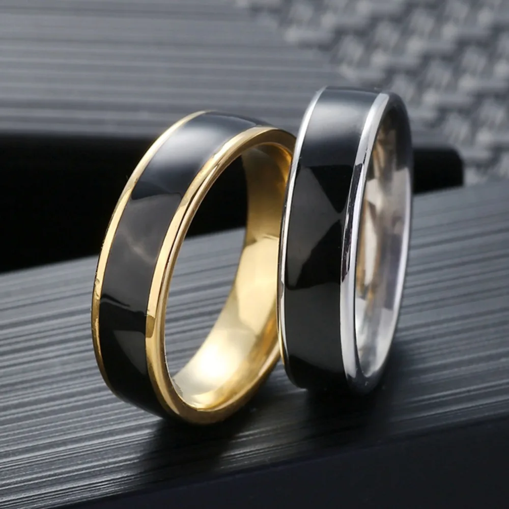 6mm Wide Gold/Silver Color Stainless Steel Wedding Rings For Woman And Men Simple Finger Ring Jewelry Best Gift Wholesale
6mm Wide Gold/Silver Color Stainless Steel Wedding Rings For Woman And Men Simple Finger Ring Jewelry Best Gift Wholesale