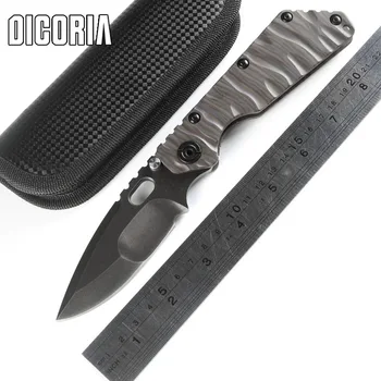 DICORIA ST SMF Titanium handle D2 blade Ball bearing Tactical Folding Knife camping hunting outdoor survival Knives EDC tools
DICORIA ST SMF Titanium handle D2 blade Ball bearing Tactical Folding Knife camping hunting outdoor survival Knives EDC tools