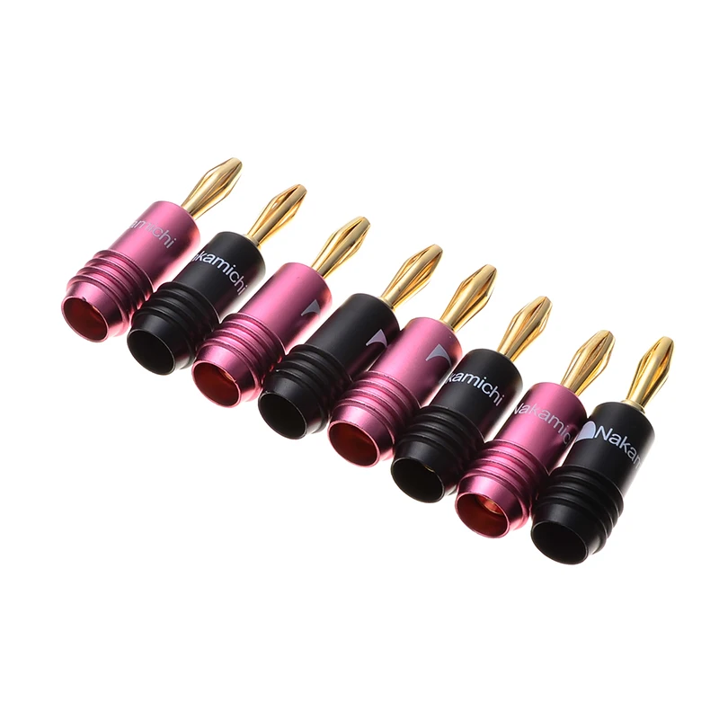 16PCS High Quanlity Gold Plated Audio Speaker Banana Plugs Cable Wire Connectors For Audio Video Speaker with Box 
16PCS High Quanlity Gold Plated Audio Speaker Banana Plugs Cable Wire Connectors For Audio Video Speaker with Box