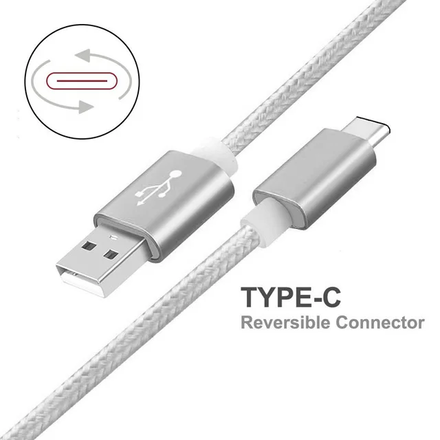 

3Ft 6Ft 10Ft USB Type C USB Fast Charge Cord for Meizu Pro 7 6S 6 5 MX6 Xiaomi 8 SE 6X Mi A1 5X Mix 4C 4S USB C Data Sync Cable