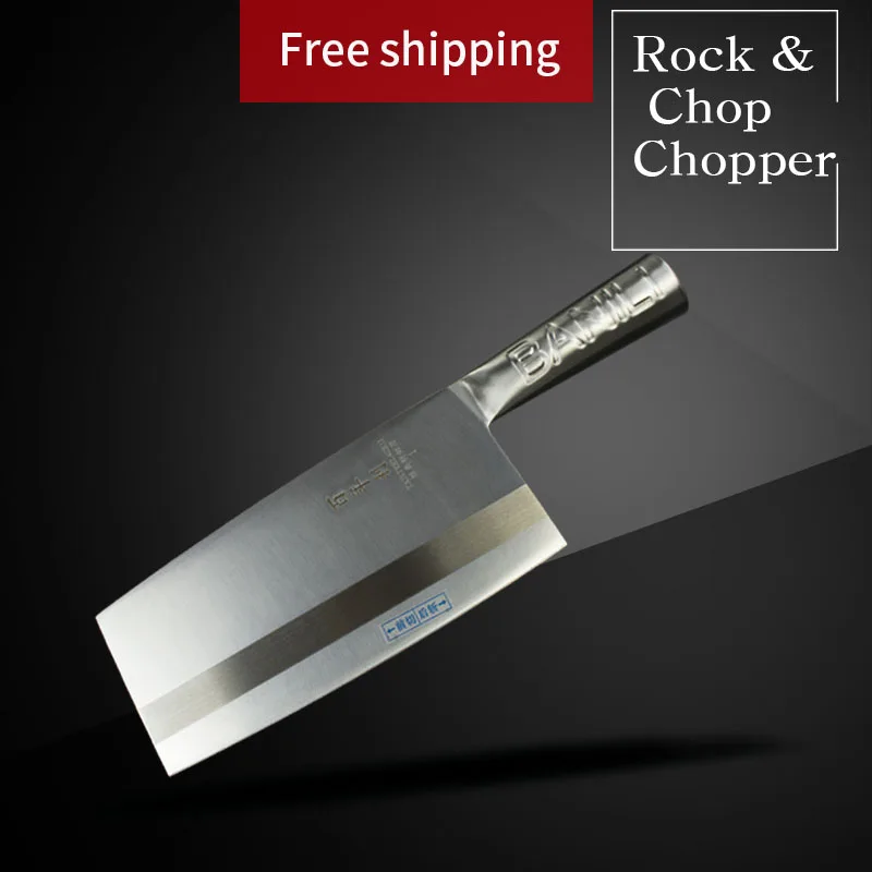 4cr13steel Chinese cutter Rock & Chop Chopper Universal knife Chinese cooking knife
4cr13steel Chinese cutter Rock & Chop Chopper Universal knife Chinese cooking knife