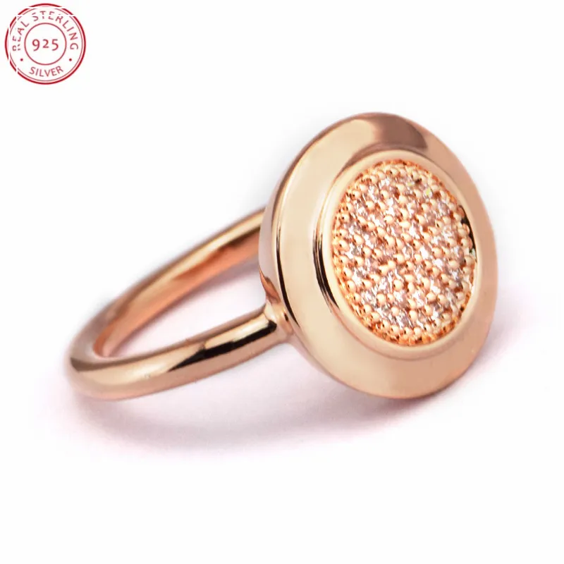 NEW!!! Classic Signature Statement Rings for Women Jewelry with Innovative 14ct Rose Gold and Disc of Sparkling Clear CZ FLR021R
NEW!!! Classic Signature Statement Rings for Women Jewelry with Innovative 14ct Rose Gold and Disc of Sparkling Clear CZ FLR021R