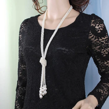 luxury 8MM 11MM Fresh water pearl chain necklace female clothes accessories long summer dress ornament Pendant all-match Korea
luxury 8MM 11MM Fresh water pearl chain necklace female clothes accessories long summer dress ornament Pendant all-match Korea