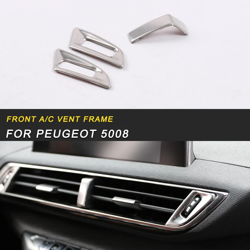 Car-styling front A/C vent frame trim Sticker Cover Interior Accessories For peugeot 5008
Car-styling front A/C vent frame trim Sticker Cover Interior Accessories For peugeot 5008