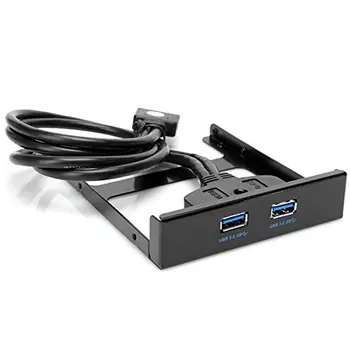 5* USB 3.0 Front Panel Hub 2 Port Expansion Bay 20 Pin to USB3.0 Bracket Cable for Computer PC
5* USB 3.0 Front Panel Hub 2 Port Expansion Bay 20 Pin to USB3.0 Bracket Cable for Computer PC