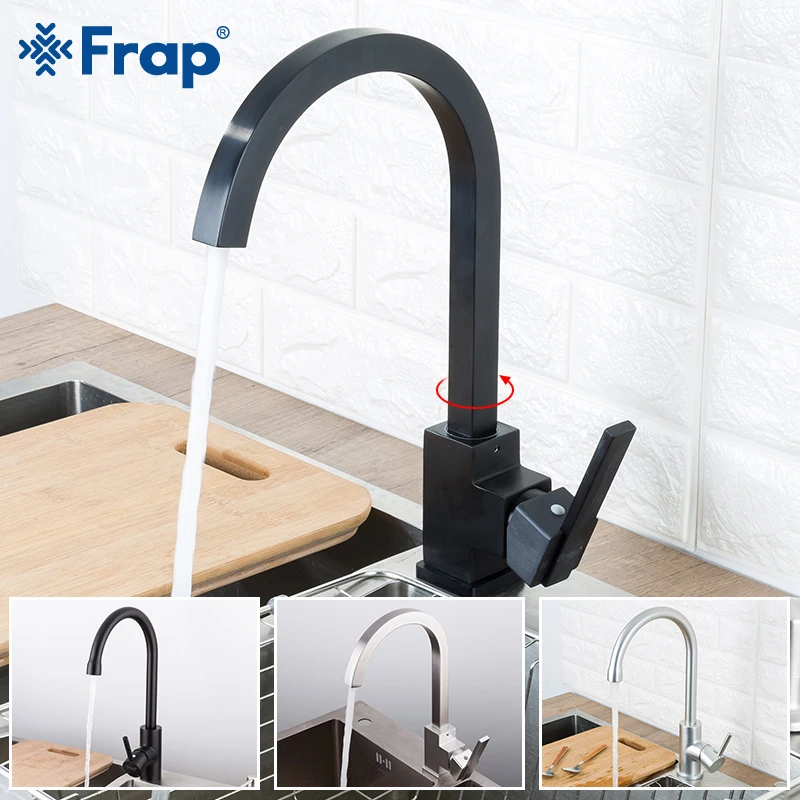 FRAP Kitchen Faucet modern space aluminum kitchen sink faucet water taps mixer faucet 360 rotation deck mounted faucet tapware
FRAP Kitchen Faucet modern space aluminum kitchen sink faucet water taps mixer faucet 360 rotation deck mounted faucet tapware