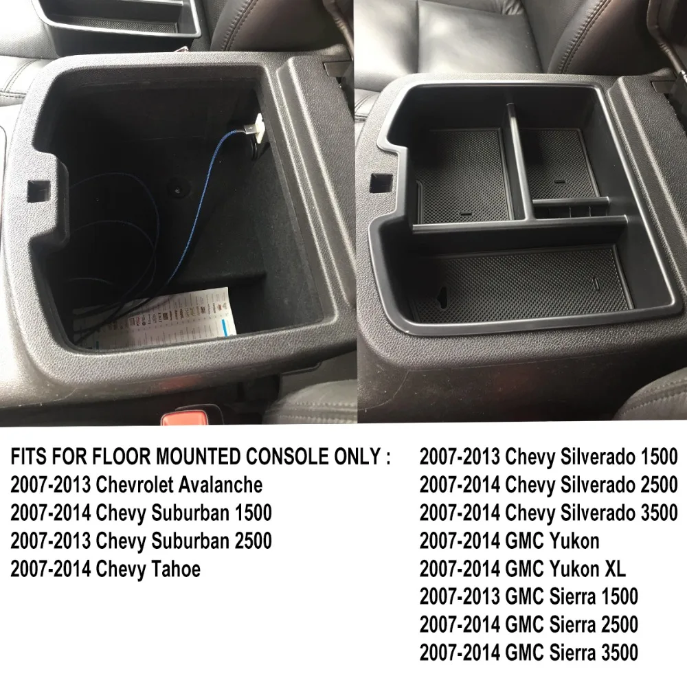 Armrest Box Storage for Chevrolet Avalanche Chevy Suburban 1500 Tahoe Silverado 2500 Yukon XL Sierra 3500 Yukon 2007-2014
Armrest Box Storage for Chevrolet Avalanche Chevy Suburban 1500 Tahoe Silverado 2500 Yukon XL Sierra 3500 Yukon 2007-2014