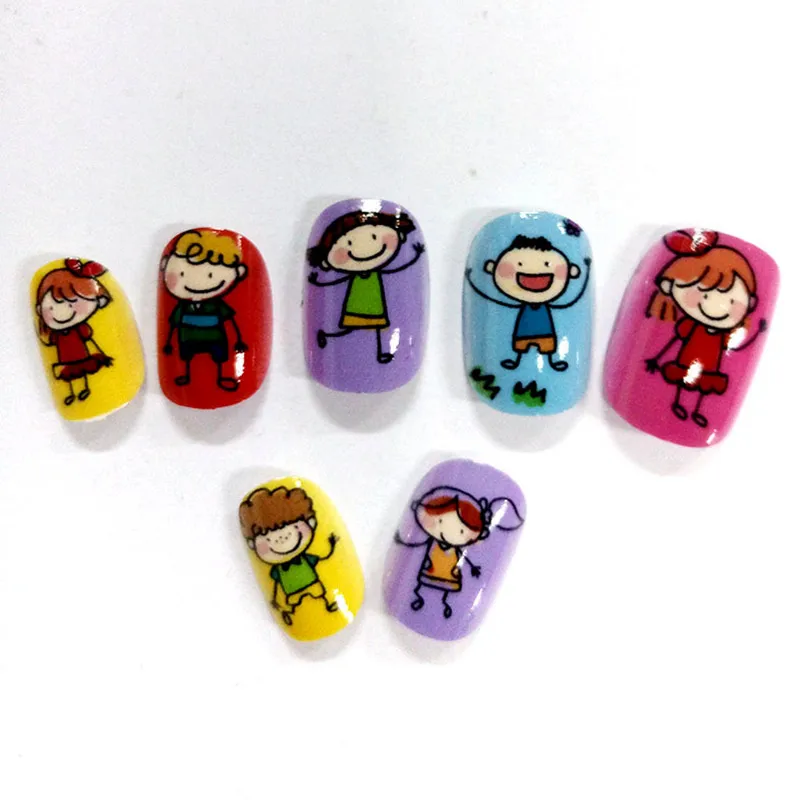 DIY Kids Nail Stickers Toy Lovely Cartoon Character Nail Art Decoration Nail Wraps For Child Summer Elements Manicure Foil Nail
DIY Kids Nail Stickers Toy Lovely Cartoon Character Nail Art Decoration Nail Wraps For Child Summer Elements Manicure Foil Nail