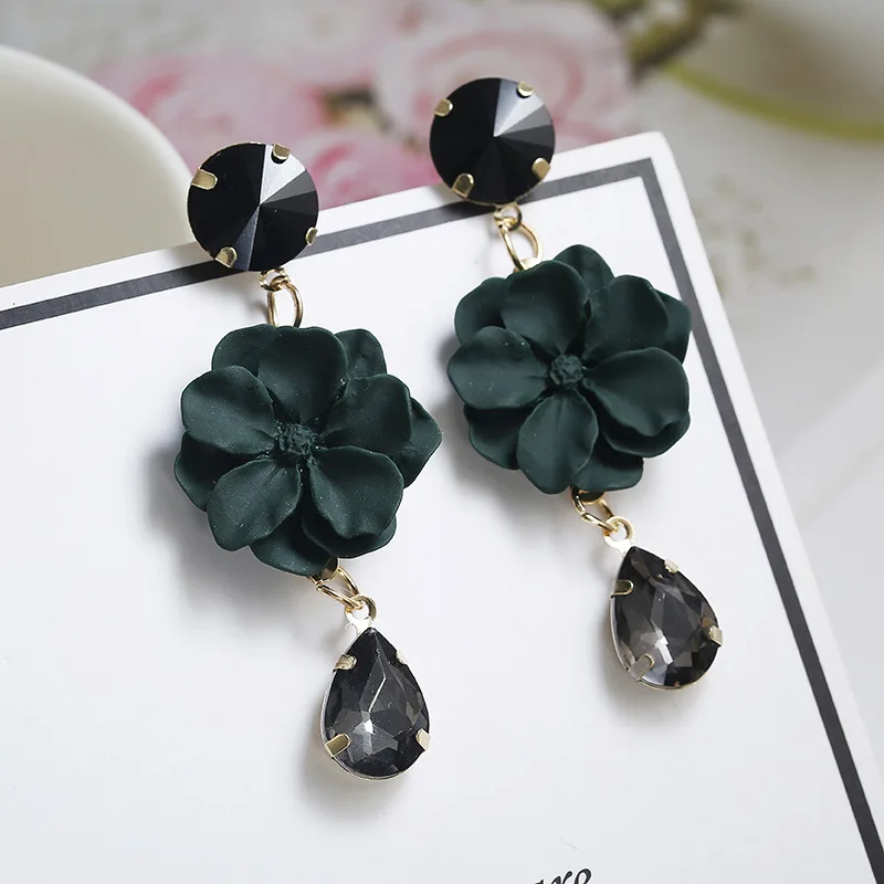 SexeMara Vintage Bohemia Natural Stone Black Crystal Big Earring Women Fashion Jewelry Green Flower Dangle Drop Earrings Bijoux
SexeMara Vintage Bohemia Natural Stone Black Crystal Big Earring Women Fashion Jewelry Green Flower Dangle Drop Earrings Bijoux