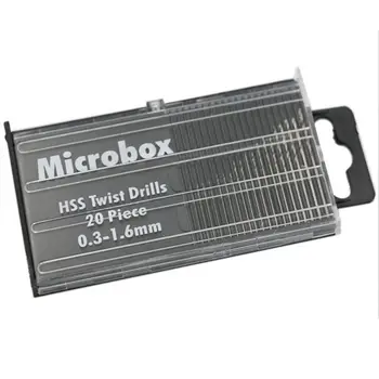 20Pcs/set Mini drill bit High Speed Steel HSS Micro Twist Drill Bit Set 0.3mm-1.6mm Model Craft With Case Repair Parts
20Pcs/set Mini drill bit High Speed Steel HSS Micro Twist Drill Bit Set 0.3mm-1.6mm Model Craft With Case Repair Parts