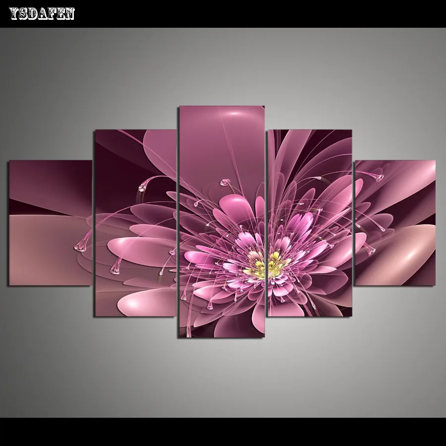 5 Panel Living Room Modern Home Decoration Flower Painting On Canvas Oil Painting Wall Painting Framed Art F/1362
5 Panel Living Room Modern Home Decoration Flower Painting On Canvas Oil Painting Wall Painting Framed Art F/1362
