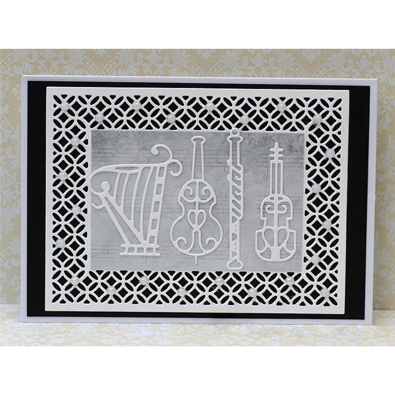 Quartet Musical Instruments Metal Cutting Dies for Scrapbooking New 2019 Crafts Die Cuts Card Making Album Embossing
Quartet Musical Instruments Metal Cutting Dies for Scrapbooking New 2019 Crafts Die Cuts Card Making Album Embossing
