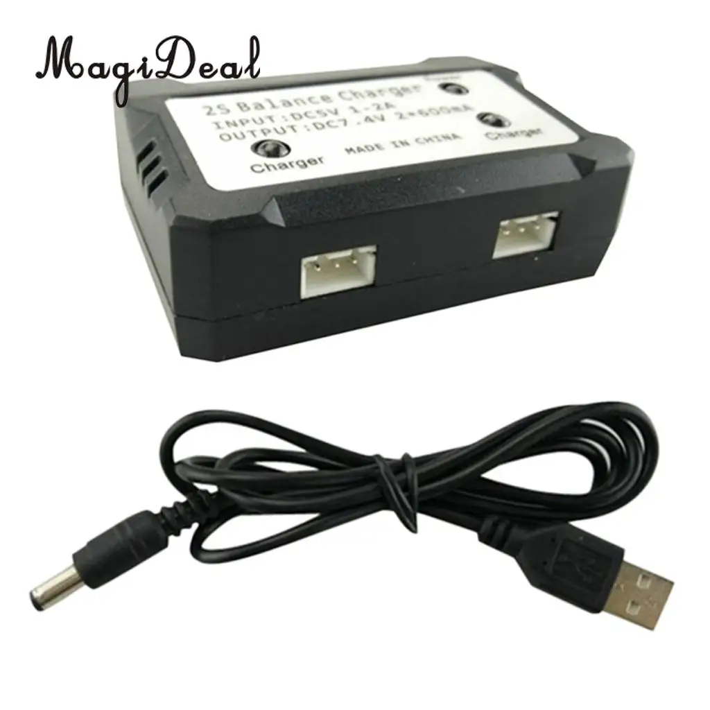 Durable 2 in 1 USB Balance Charger 7.4V 2S USB Charger for Syma X8 X8C X8G X8HG X8HW X8HC RC Quadcopter Remote Control Parts