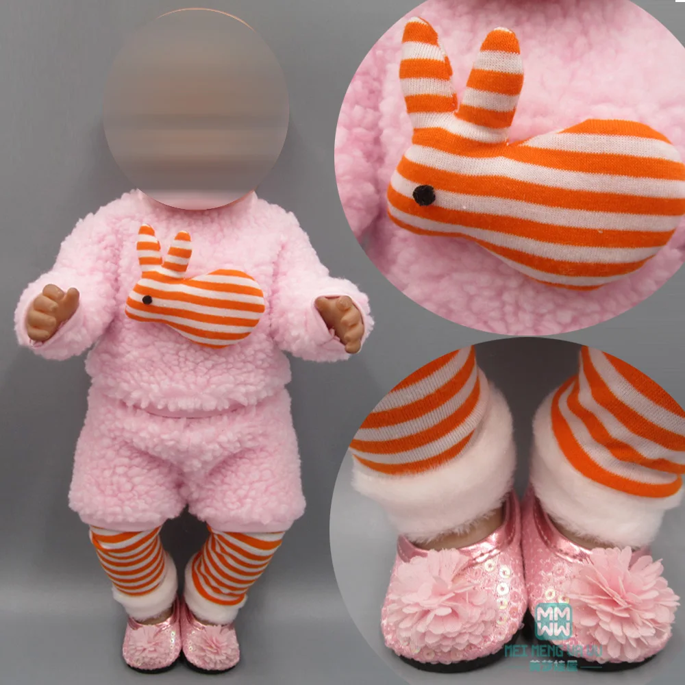 Baby clothes for doll fit 43cm toy born doll accessories and American doll Cartoon casual set
Baby clothes for doll fit 43cm toy born doll accessories and American doll Cartoon casual set