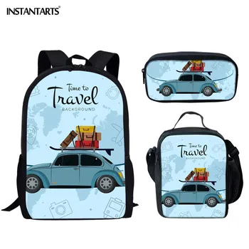 INSTANTARTS Time to Travel Design 3PCS/Set School Bag for Teenagers Fashion Casual Large Shoulder Backpacks Rucksack Mochilas
INSTANTARTS Time to Travel Design 3PCS/Set School Bag for Teenagers Fashion Casual Large Shoulder Backpacks Rucksack Mochilas