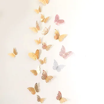 12pcs/lot 3D Hollow Butterfly Wall Sticker for Home Decor DIY Butterflies Fridge stickers Room Decoration Party Wedding Decor
12pcs/lot 3D Hollow Butterfly Wall Sticker for Home Decor DIY Butterflies Fridge stickers Room Decoration Party Wedding Decor