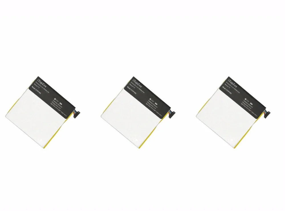 iTopZea 3pcs 3950mAh C11P1303 Replacement Battery For Asus Google Nexus7"Nexus 7 II 2 2nd Gen 2013 ME571 ME57K ME57KL K008 K009
iTopZea 3pcs 3950mAh C11P1303 Replacement Battery For Asus Google Nexus7"Nexus 7 II 2 2nd Gen 2013 ME571 ME57K ME57KL K008 K009