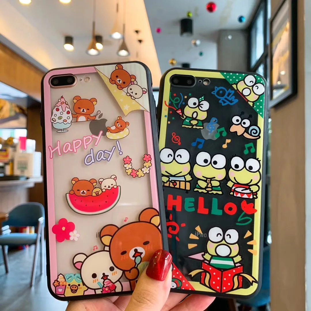 One Piece My Melody Cartoon Case For iPhone 6 6S 7 8 Plus X XR XS Max Transparent Glass Phone Cover Hard Back Funda Capa
One Piece My Melody Cartoon Case For iPhone 6 6S 7 8 Plus X XR XS Max Transparent Glass Phone Cover Hard Back Funda Capa