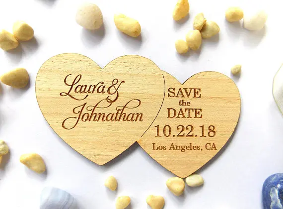 custom double heart rustic Wedding wooden Save the Date Fridge Magnets bridal shower party favors company gifts invitations
custom double heart rustic Wedding wooden Save the Date Fridge Magnets bridal shower party favors company gifts invitations