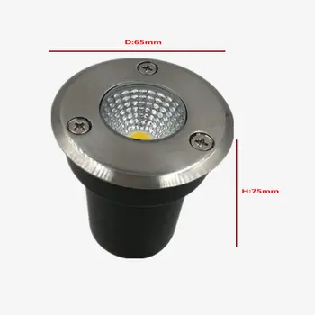 5W Waterproof COB LED Underground Light Outdoor Ground Garden Path Floor Buried Yard Spot Landscape 85-265V DC12V dimmable
5W Waterproof COB LED Underground Light Outdoor Ground Garden Path Floor Buried Yard Spot Landscape 85-265V DC12V dimmable
