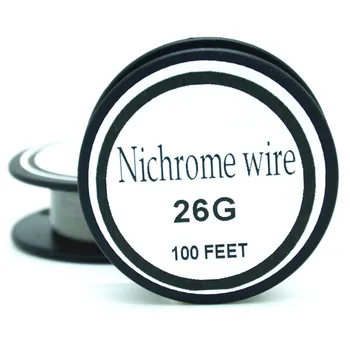 100 FT/1pcs Nichrome wire 26 Gauge 0.4mm heating wire for Electronic cigarette RDA RBA Resistance Resistor AWG Heating wire
100 FT/1pcs Nichrome wire 26 Gauge 0.4mm heating wire for Electronic cigarette RDA RBA Resistance Resistor AWG Heating wire