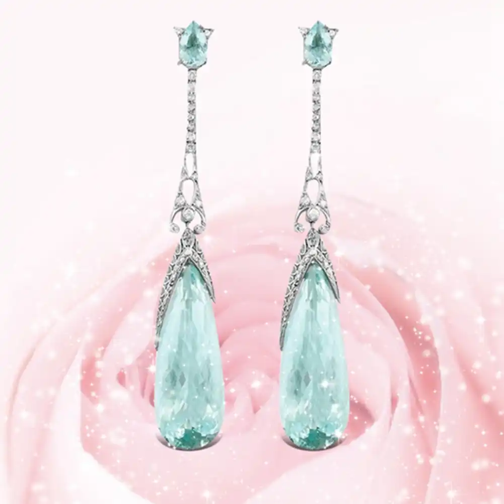 drop earrings elegant wedding engagement jewelry for women gifts