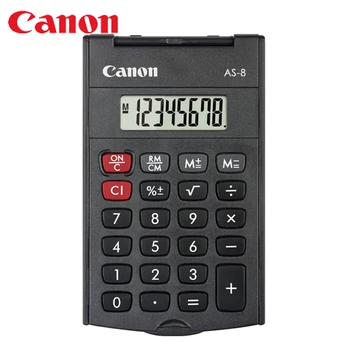 1pcs Canon AS-8 Rotating Hard Cover Calculator Mini Portable Daily Travel Office Computer
1pcs Canon AS-8 Rotating Hard Cover Calculator Mini Portable Daily Travel Office Computer
