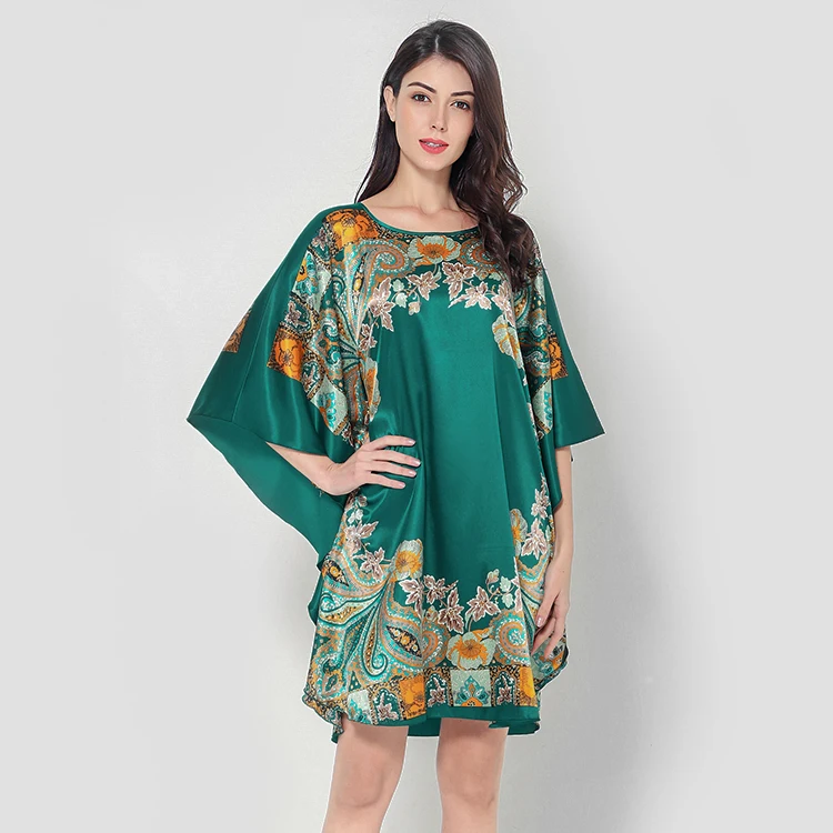 New Style O-Neck Female Home Dress Mini Nightwear Nightgown Silky Satin Sleepwear Sleep Dress Lounge Bathrobe Gown Nightdress
New Style O-Neck Female Home Dress Mini Nightwear Nightgown Silky Satin Sleepwear Sleep Dress Lounge Bathrobe Gown Nightdress